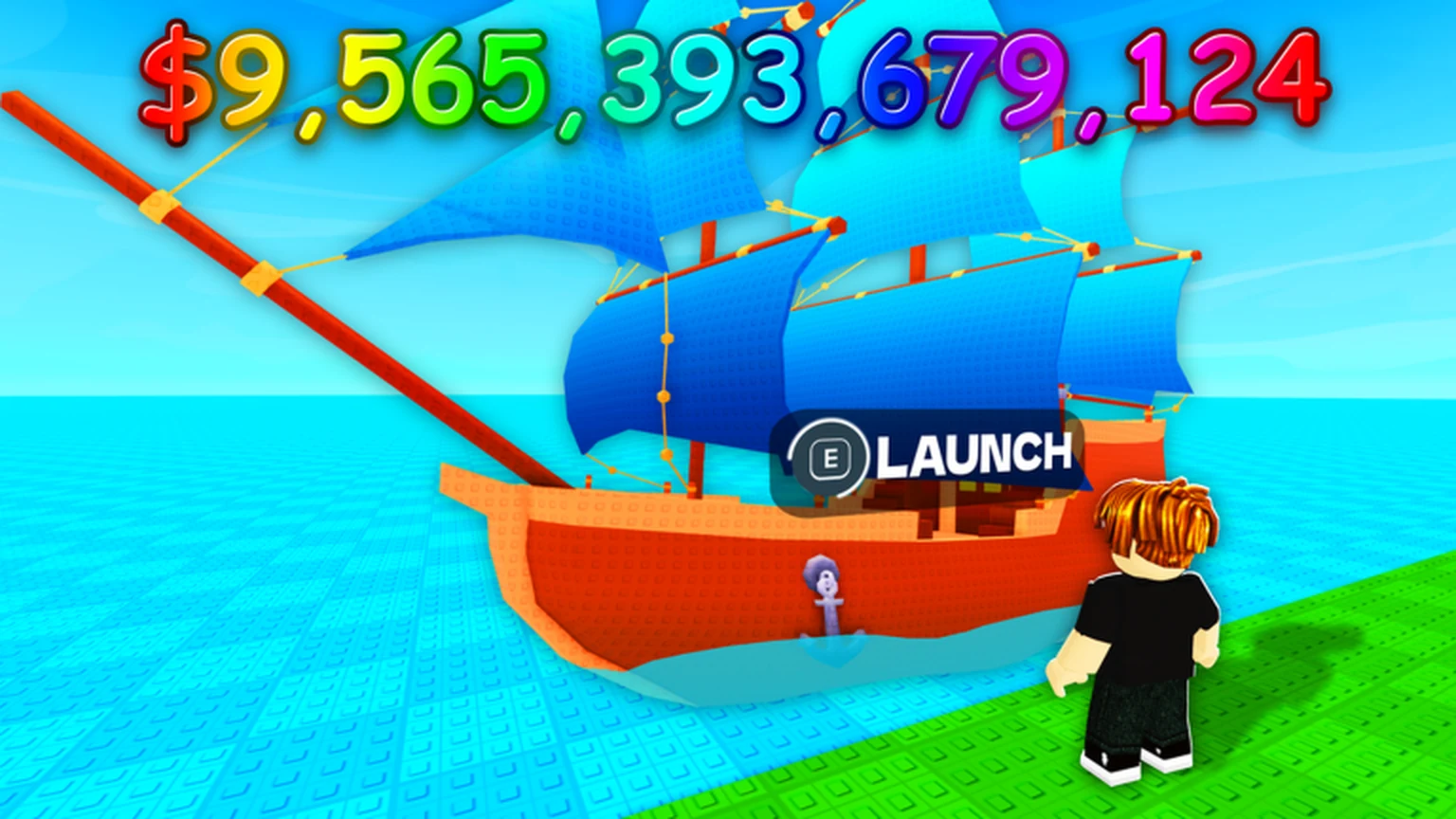 Official Sail Your Boat artwork showing a boat launching on the water